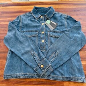 NWT - Rails Ports Denim Top in Antique Blue - XS